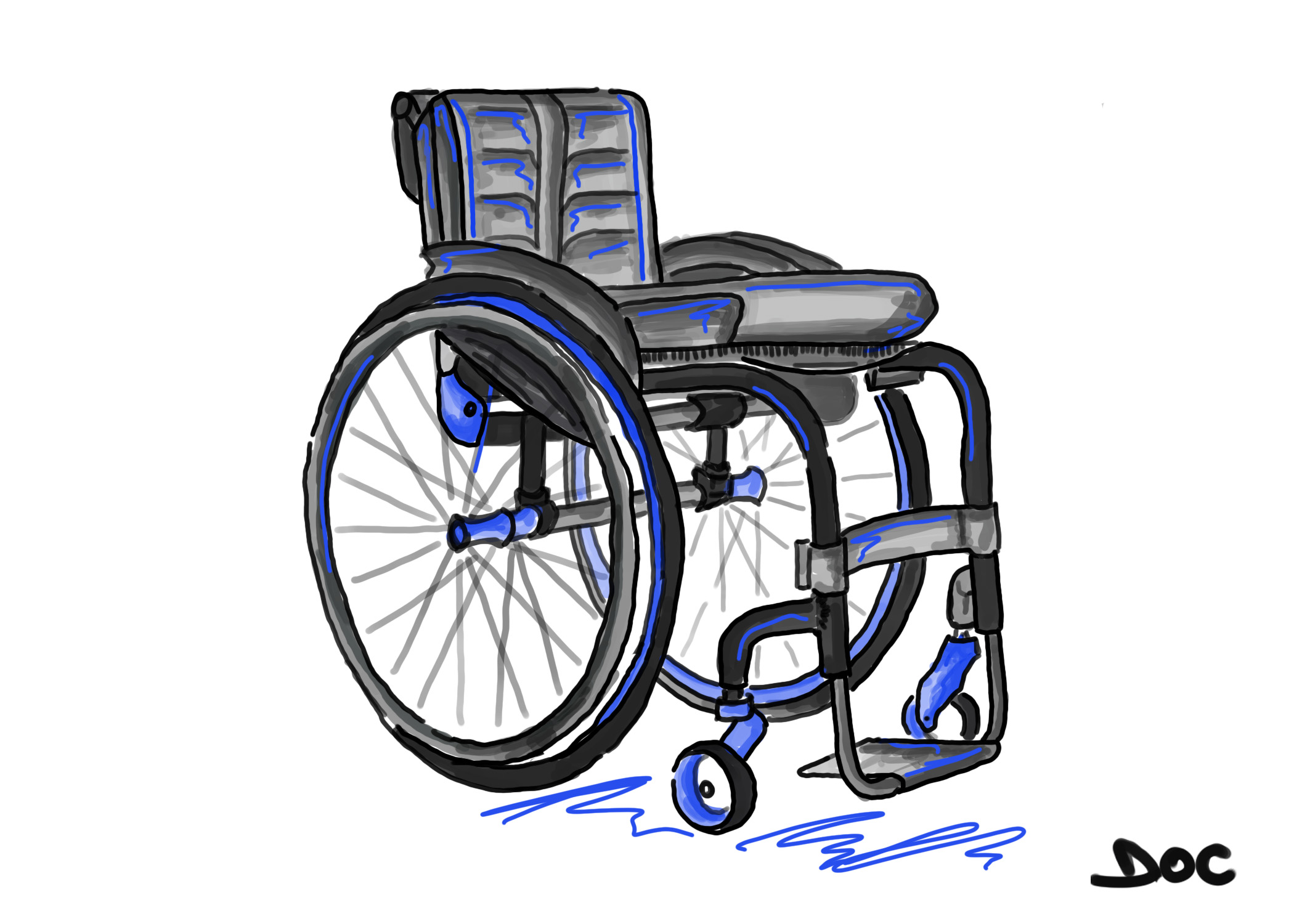 Lifestand Helium LST – Standing Wheelchair