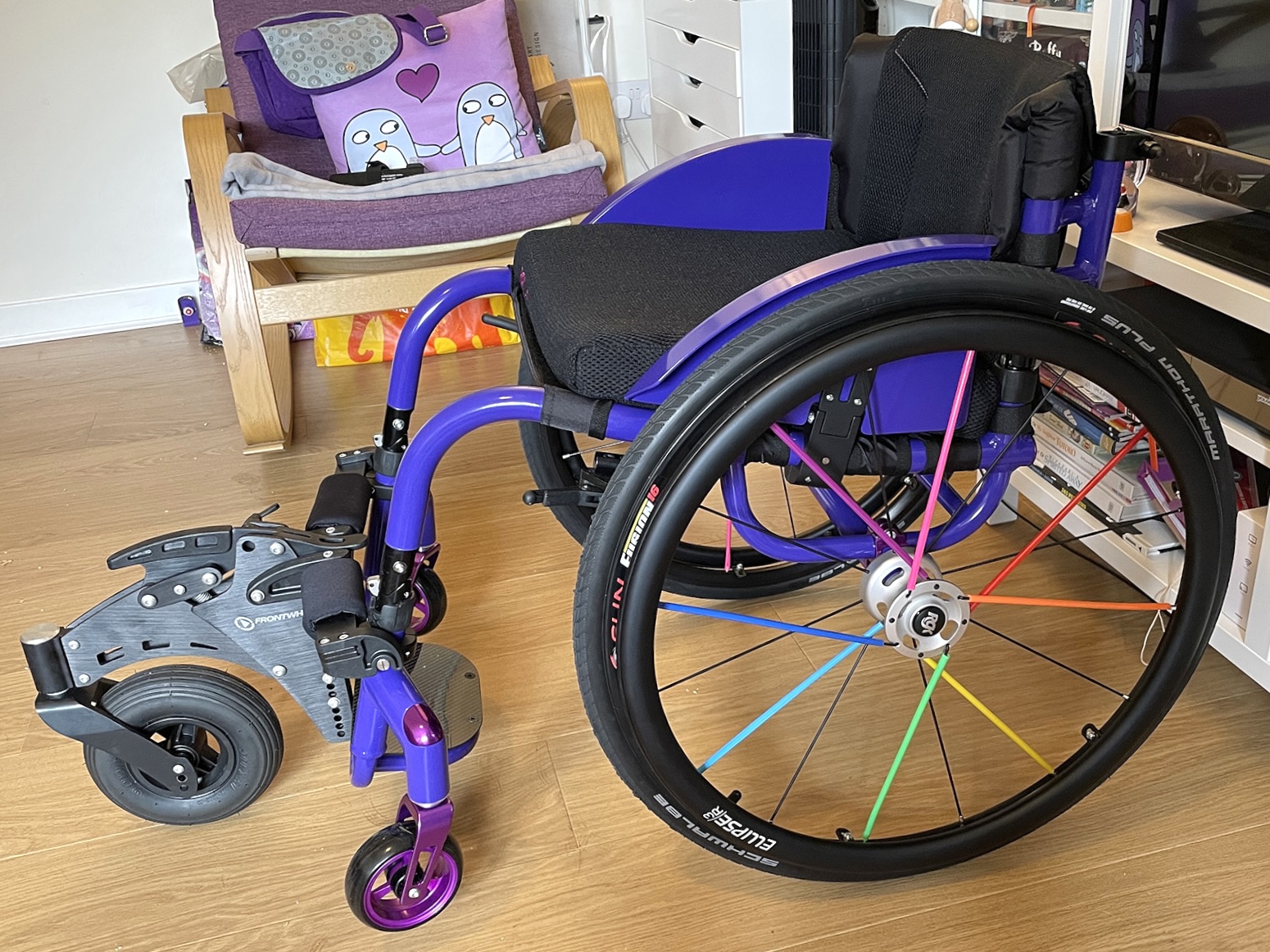 RGK FrontWheel – Wheelchair Attachment