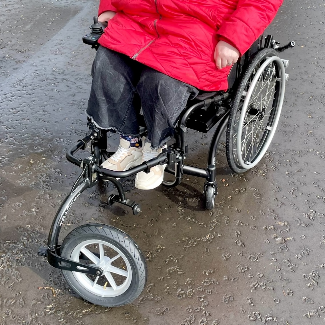 Rehasense Trackwheel – Wheelchair Attachment