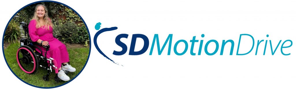 Navy & Teal SD Motion Drive Logo Next To User Image